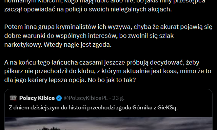 MOCNE SŁOWA Pawła Bochniewicza nt. ZGÓD w świecie kibicowskim!